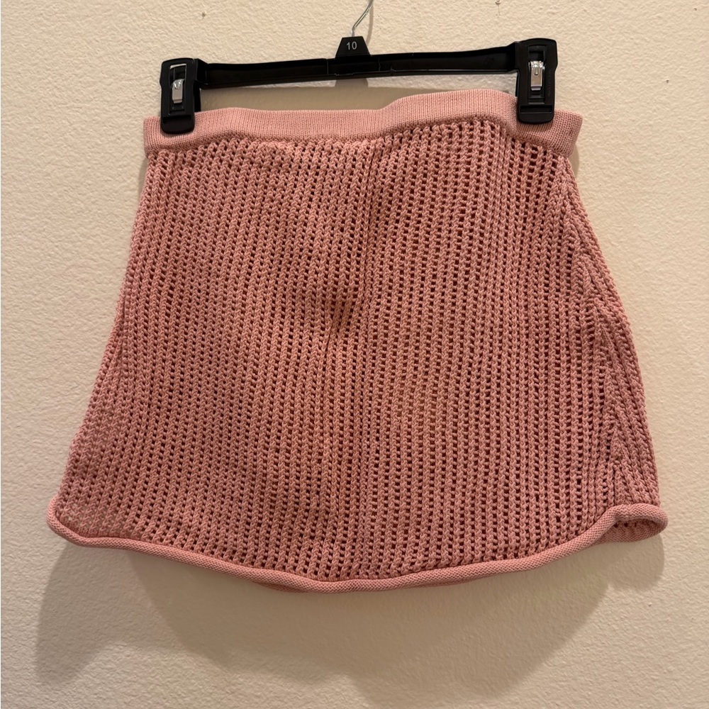 Venroy Knit Set Pink Top L Skirt M Matching Set From Australia - Picture 6 of 13